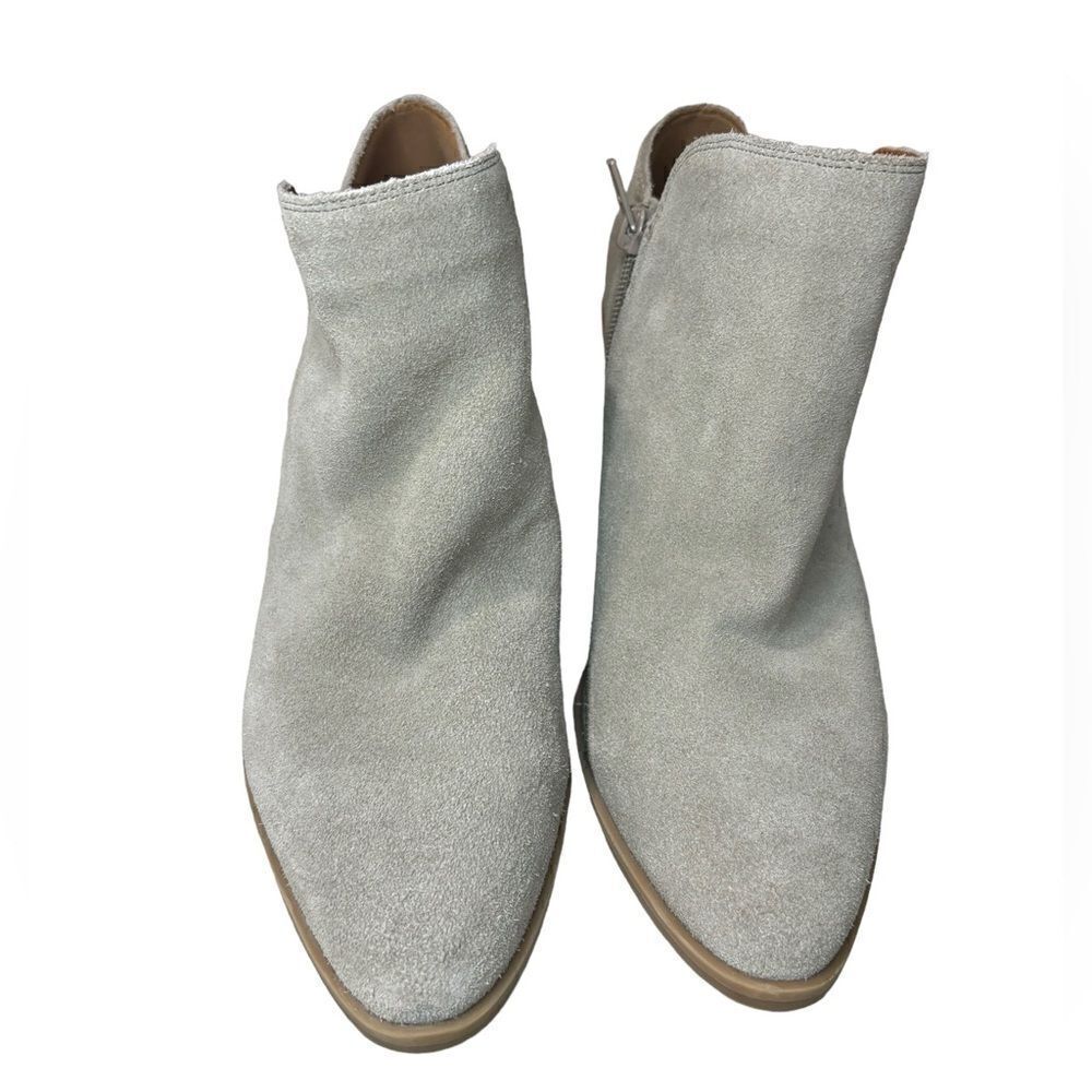 Lucky Brand Women’s Stayci side ankle bootie color tan wide heel size 9 - Picture 3 of 7
